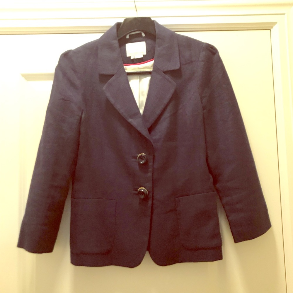 Kate Spade navy blue blazer EUC